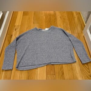 Zenana Outfitters Heather Gray Women's Sweater